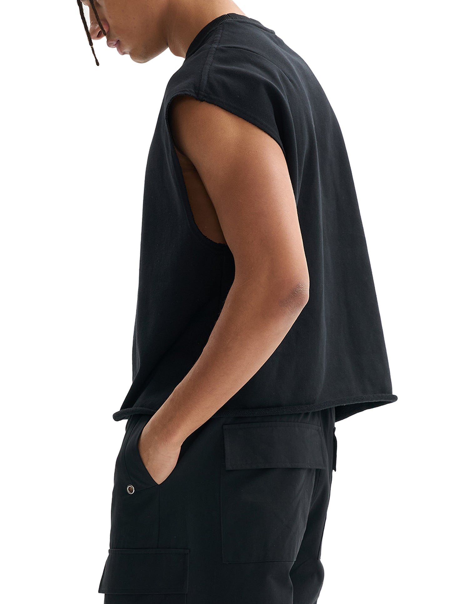 DISCIPLINED™ - French Terry Boxy Tank Top