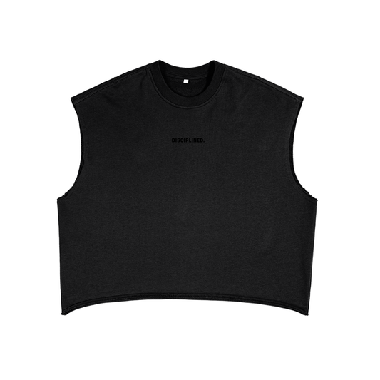 DISCIPLINED™ - French Terry Boxy Tank Top